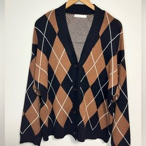 Oak and Fort Plaid Cardigan